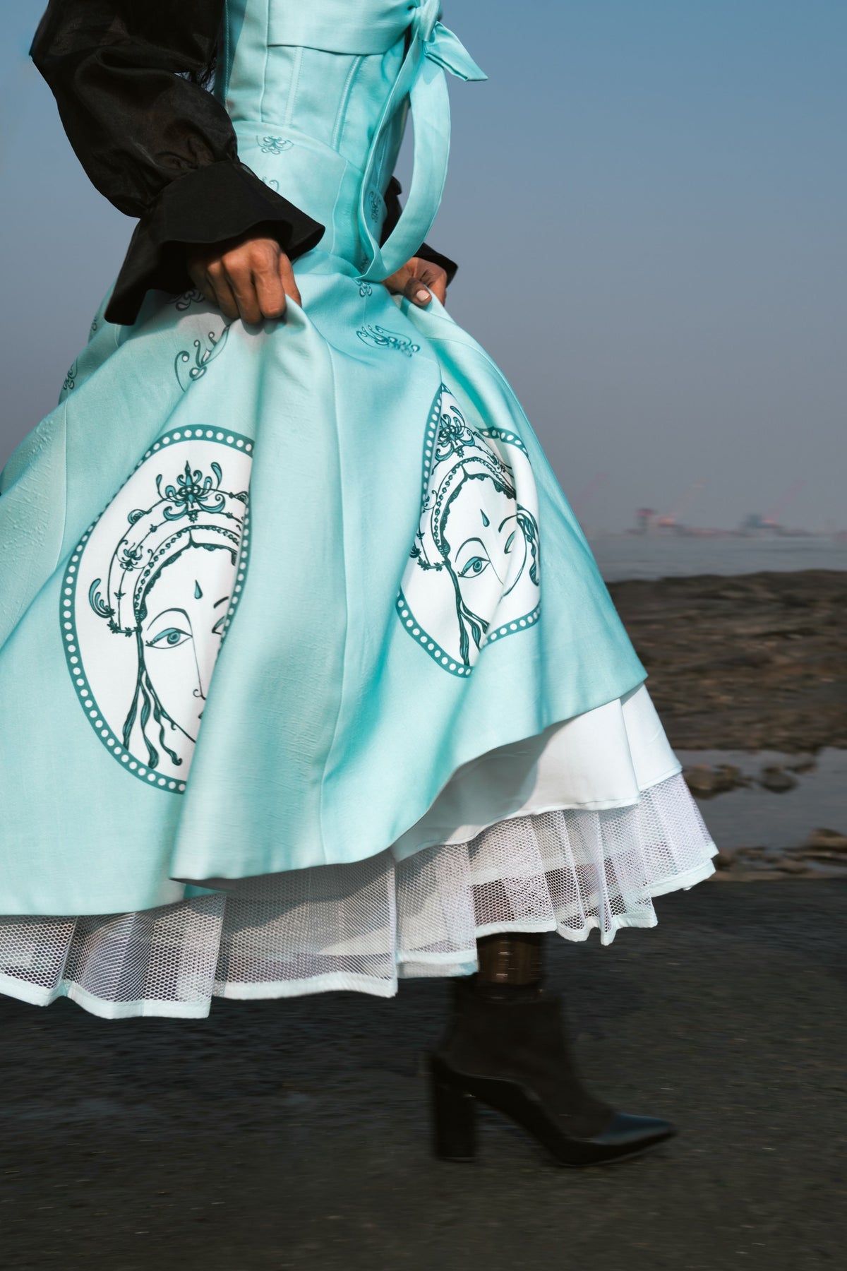 Manifesting in Satin Dress