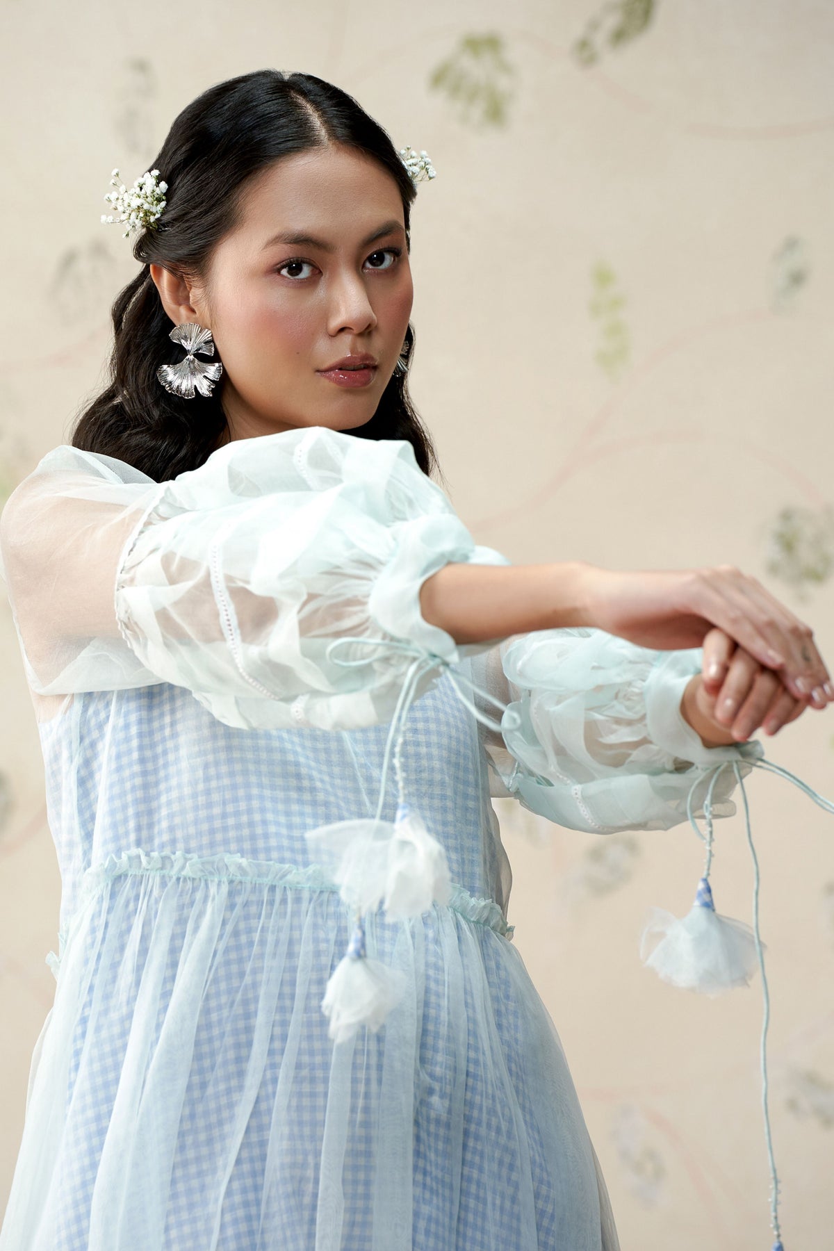 Valley Foam Blue Dress
