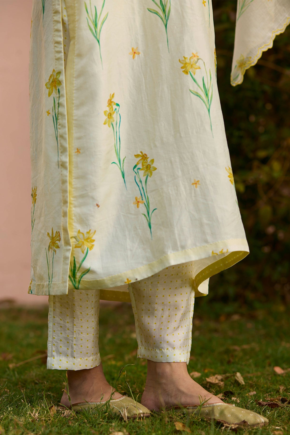 Dawn Daffodil Yellow Kurta Set