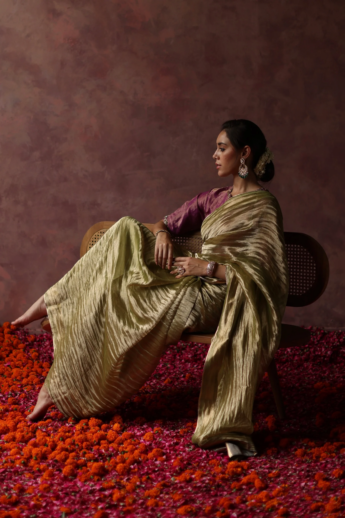 Olive Kalista Saree