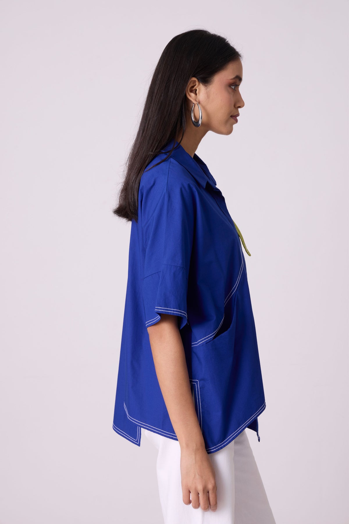 Andrea Cosmic Blue Shirt