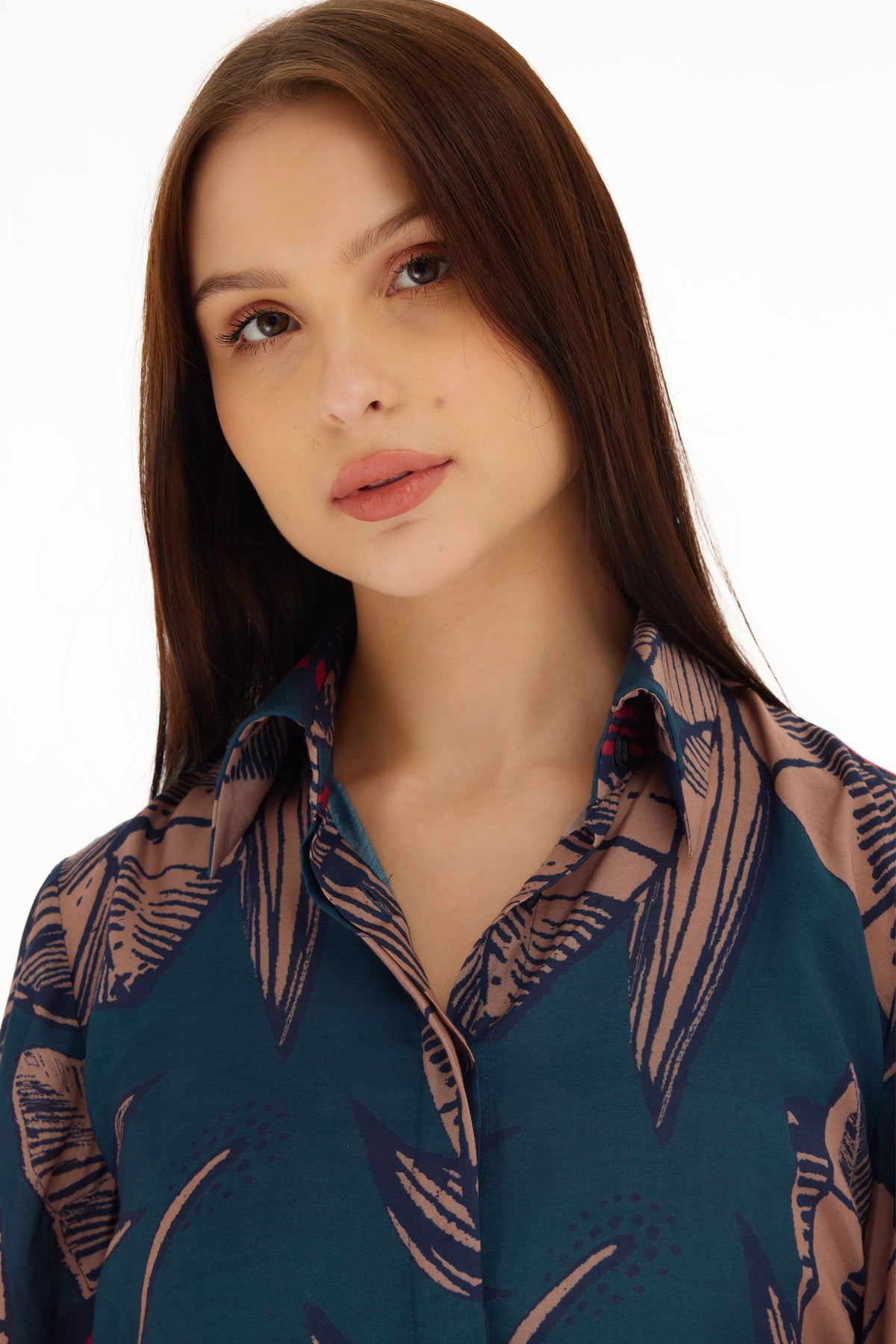 Blue and Red Long Shirt