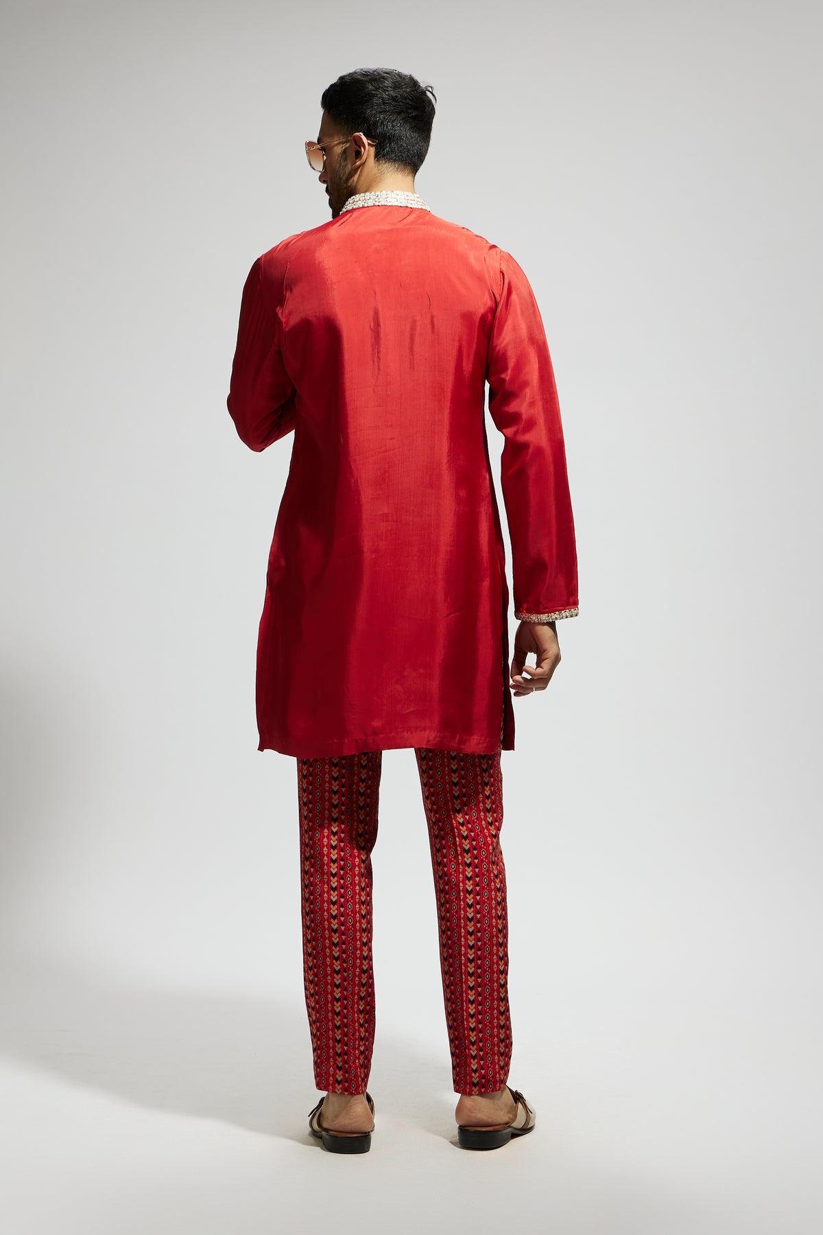 Orange Kurta With Pants