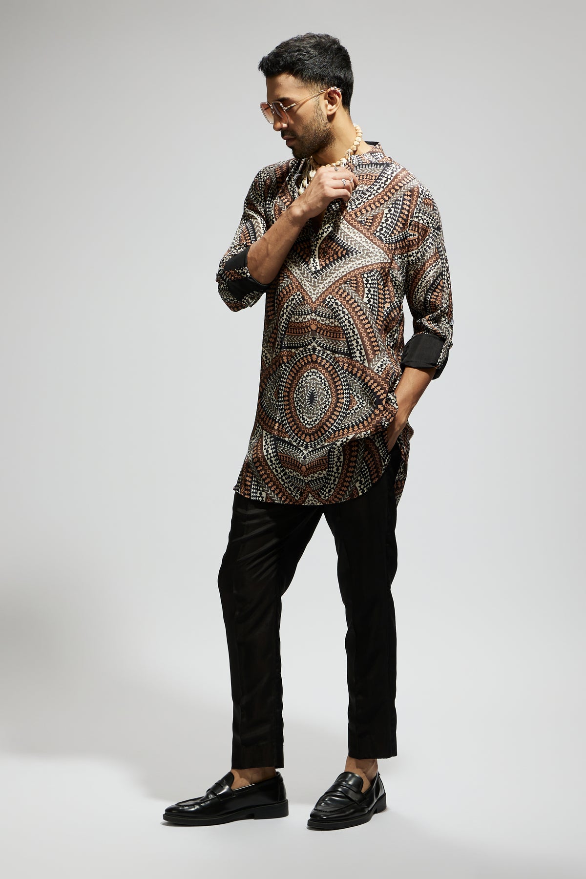 Zentangle Printed Kurta
