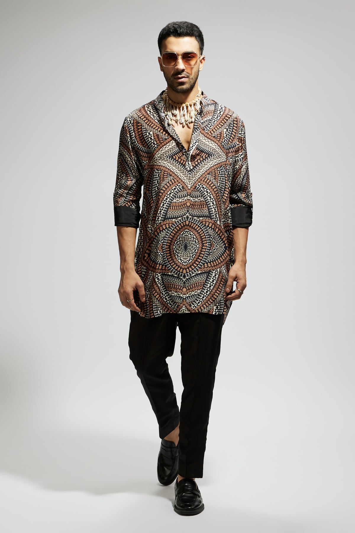 Zentangle Printed Kurta