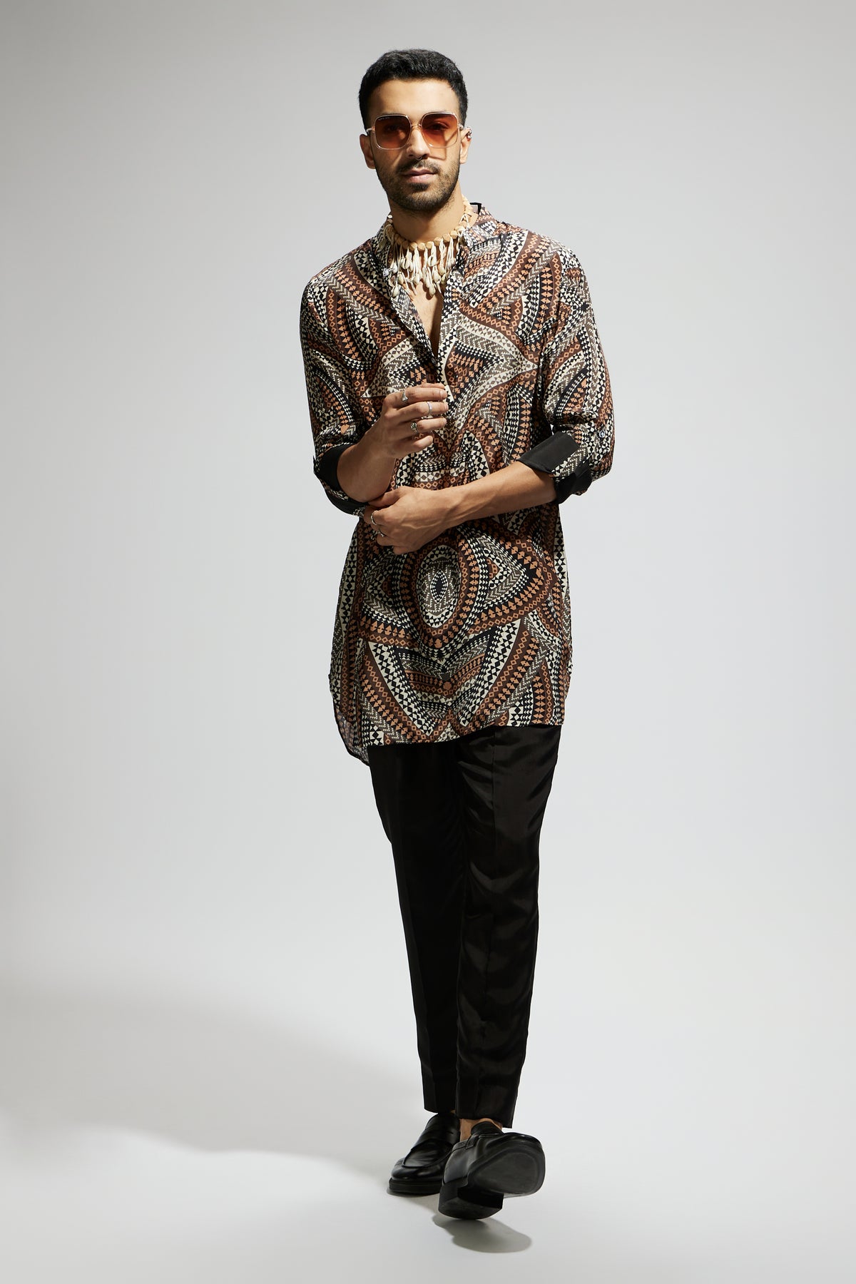 Zentangle Printed Kurta