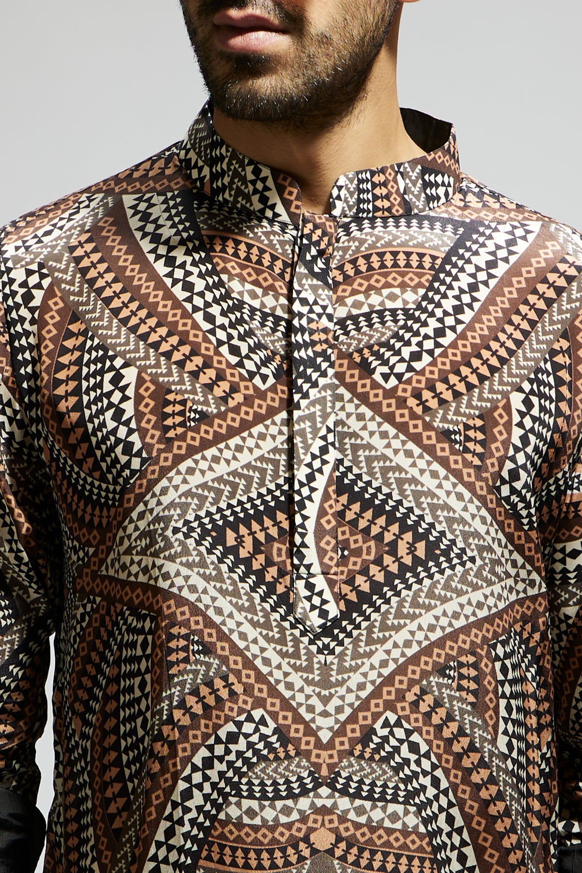Zentangle Printed Kurta