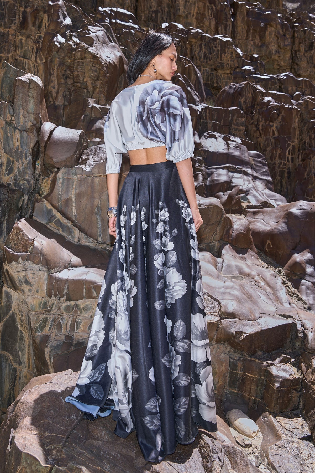 Floral Surplice Top