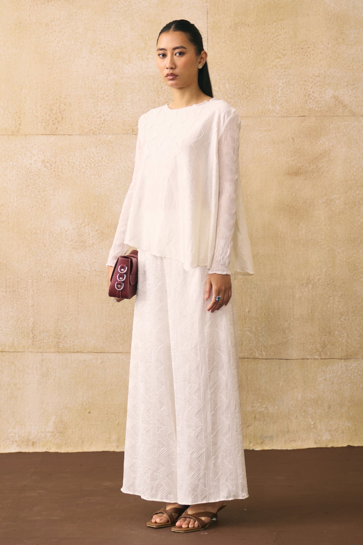 White Elina Co-ord Set