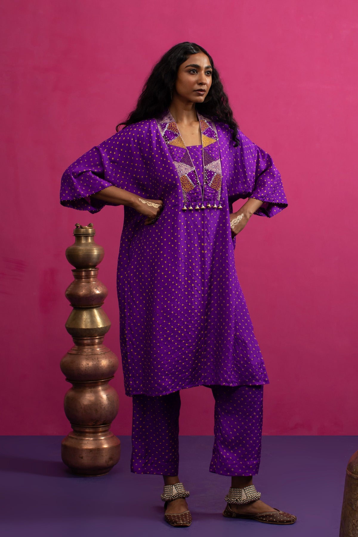 Baingani Kurta Set