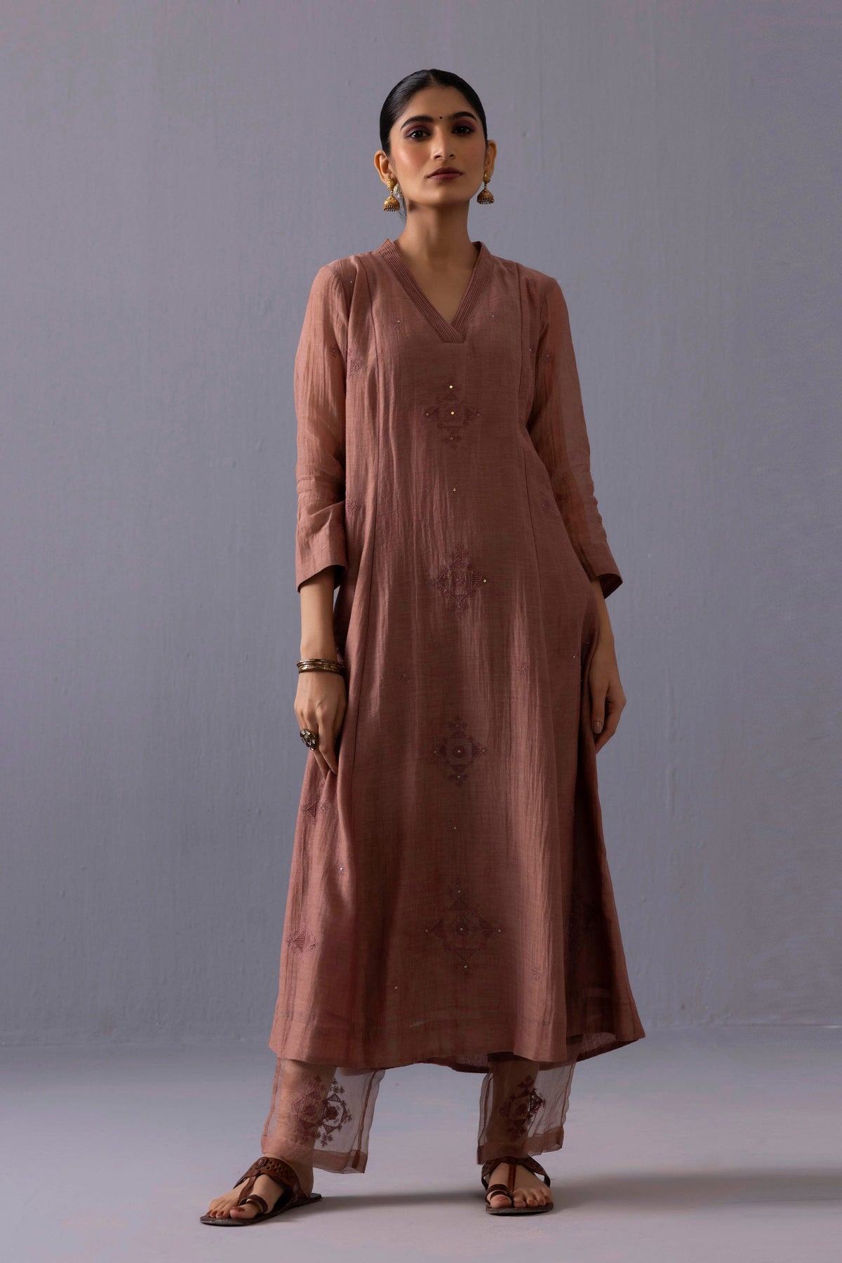 Ankita Brown Kurta Set