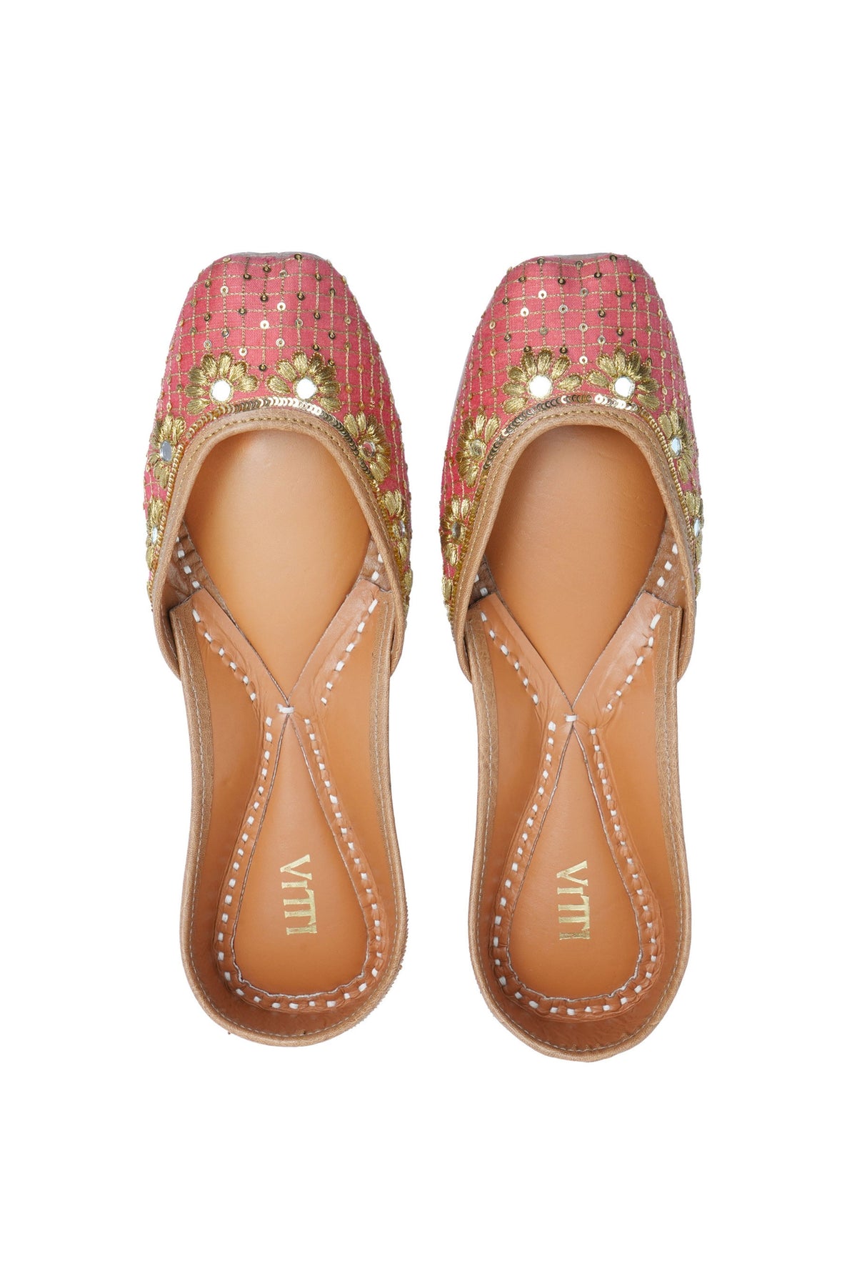 Zaira Blush Pink Juttis