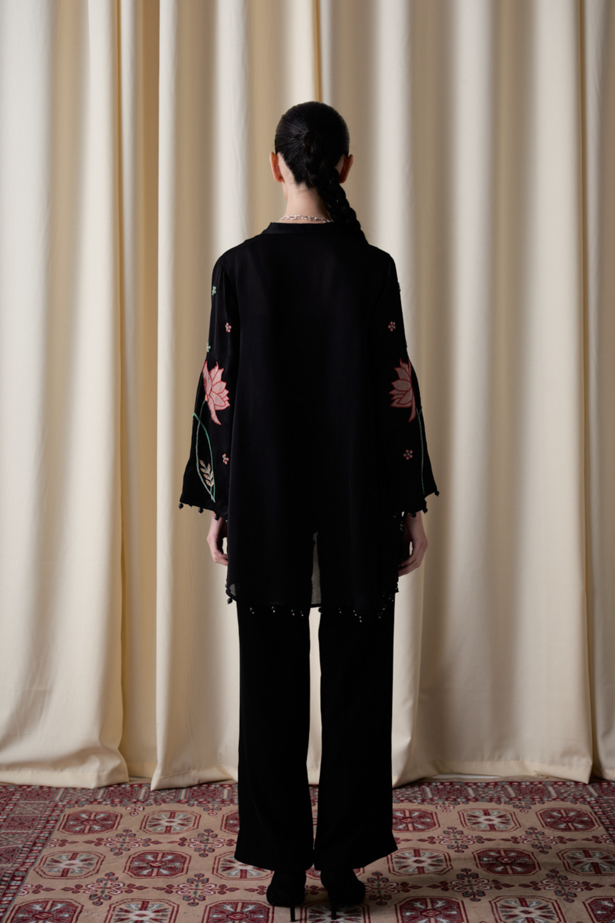 Wildflower Ensemble Black Jacket Set
