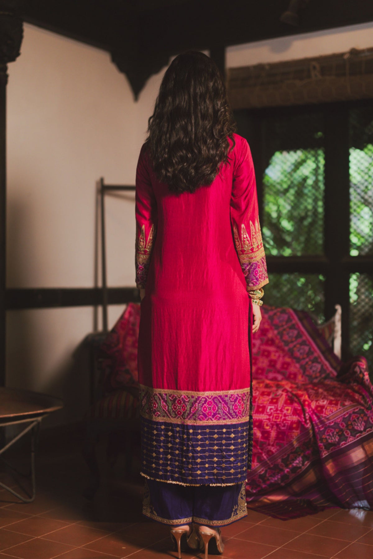 Dipali Magenta Kurta Set