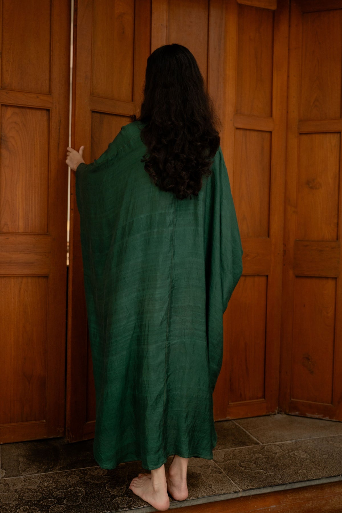 Forest Green Pondy Kaftan