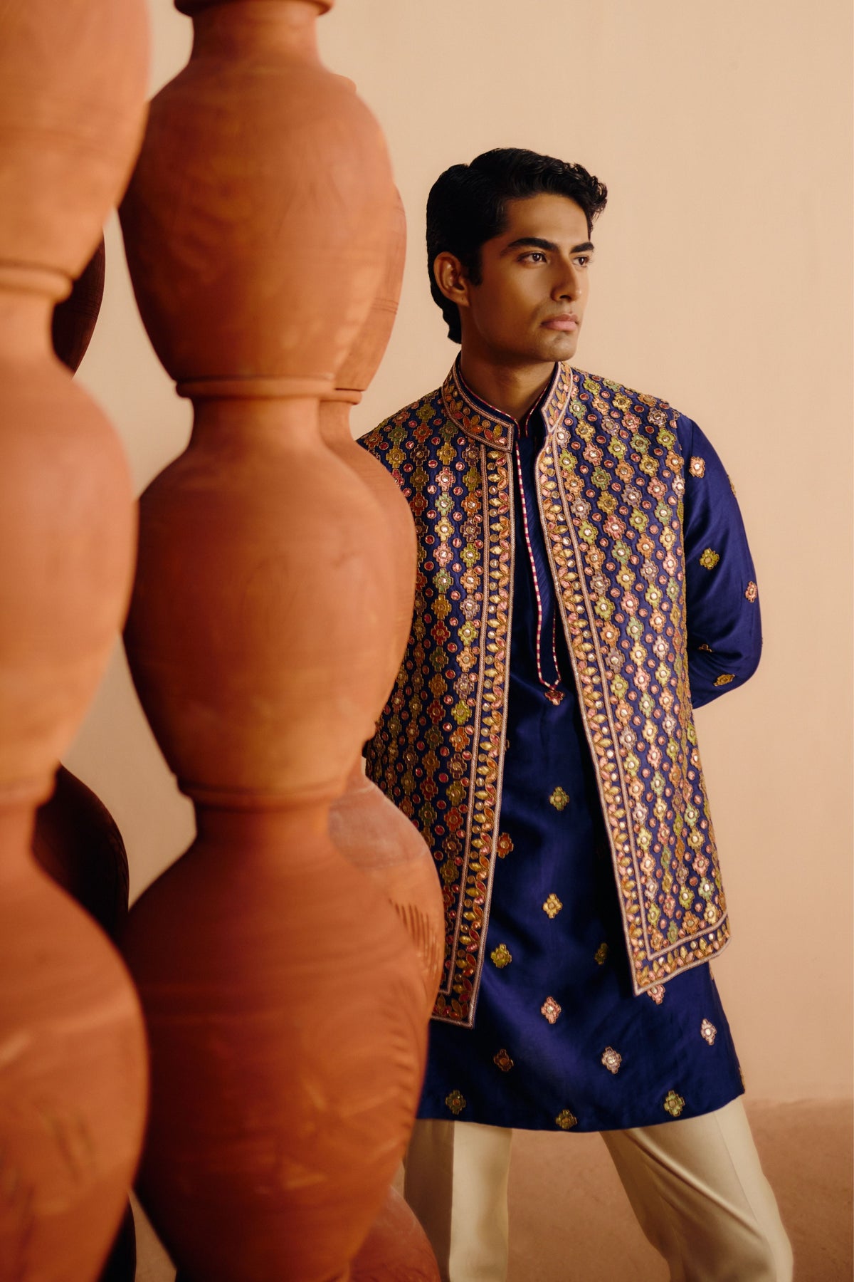 Arthav Nehru Jacket Set