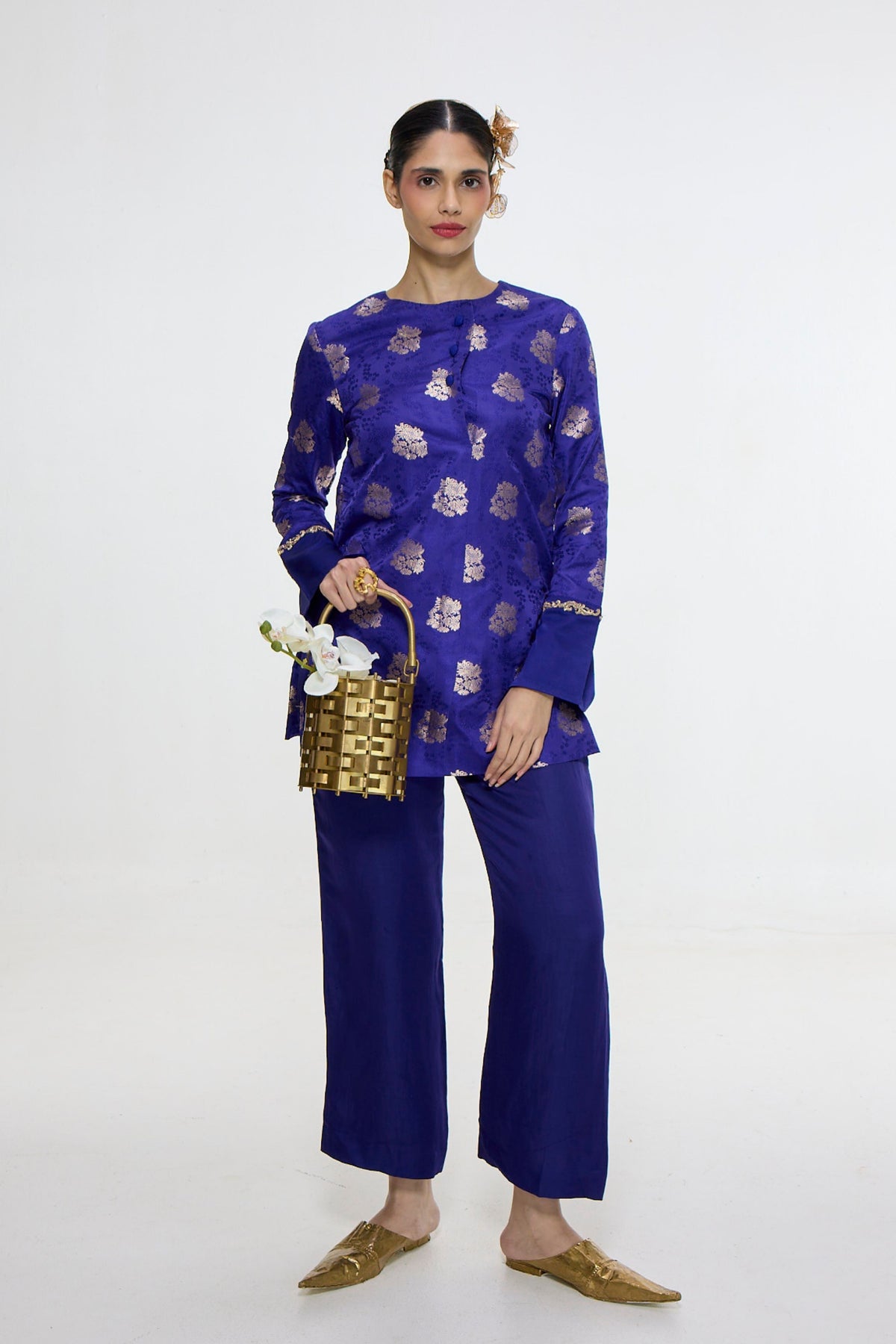 Royal Blue Kurta Set