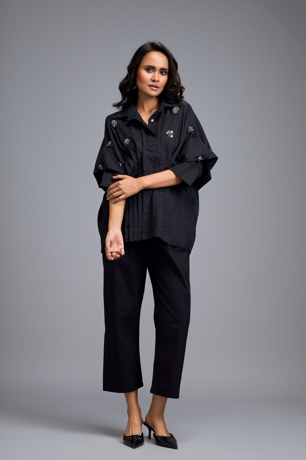 Embellished Button Down Co-ord Set