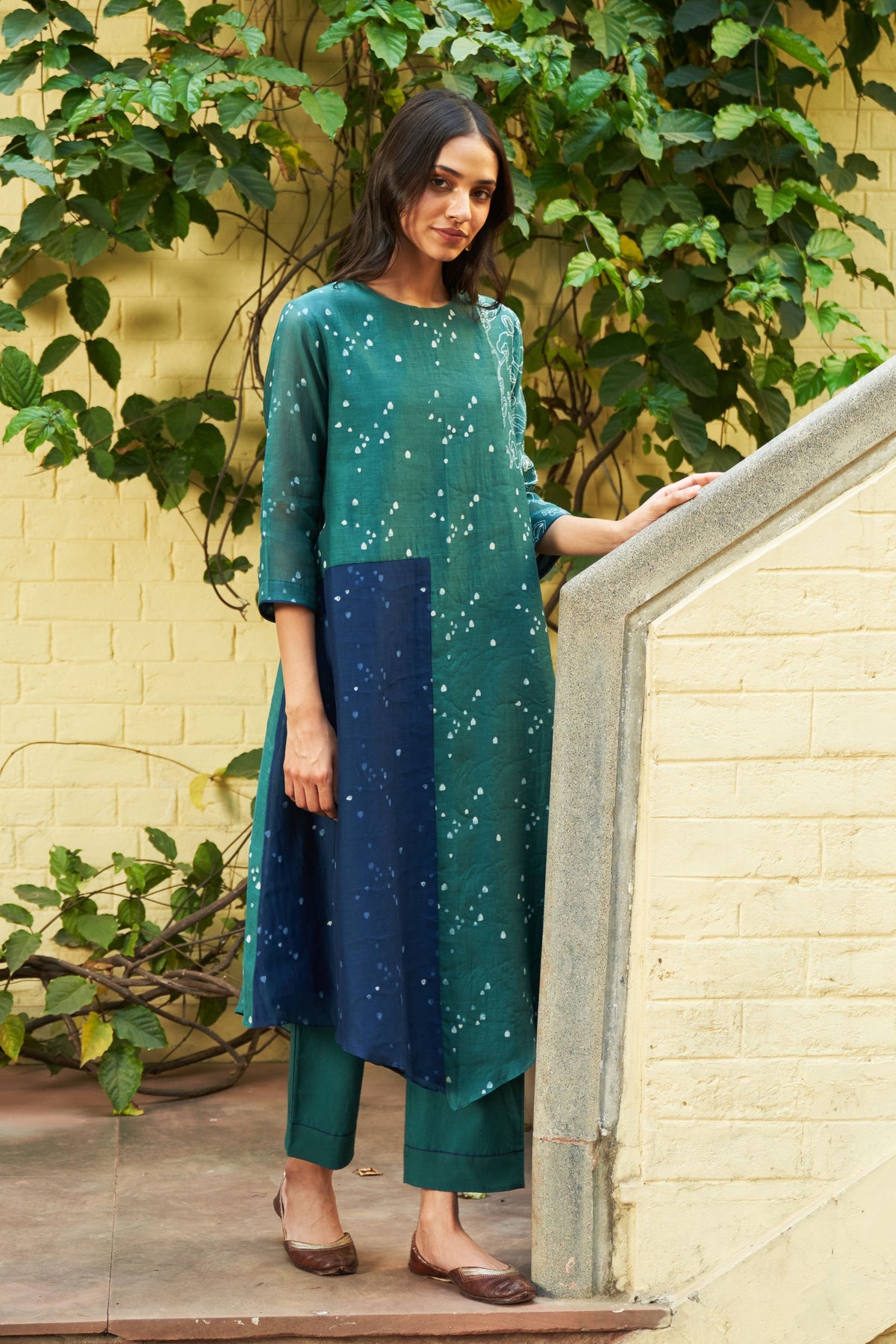 Emerald Printed Kurta