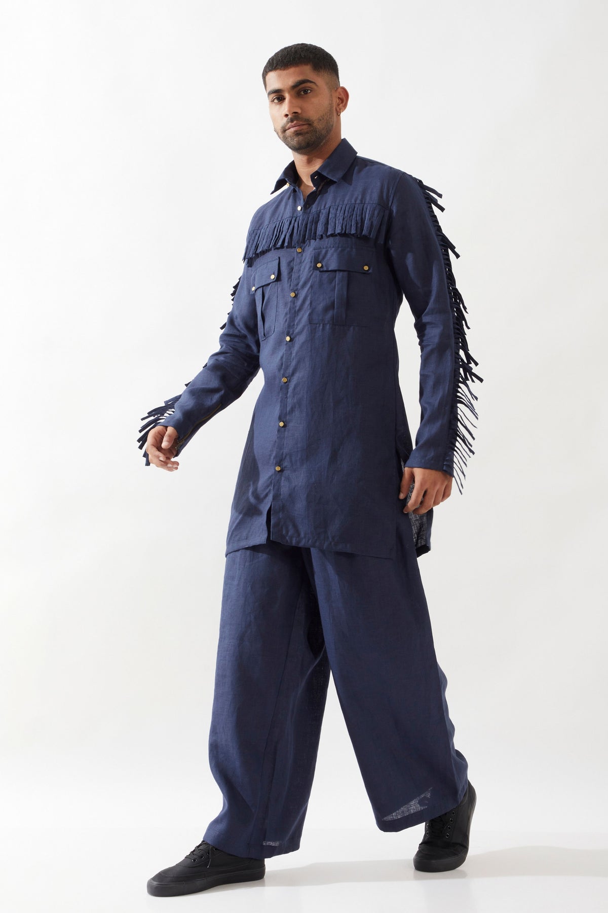 Eros Navy Kurta Set
