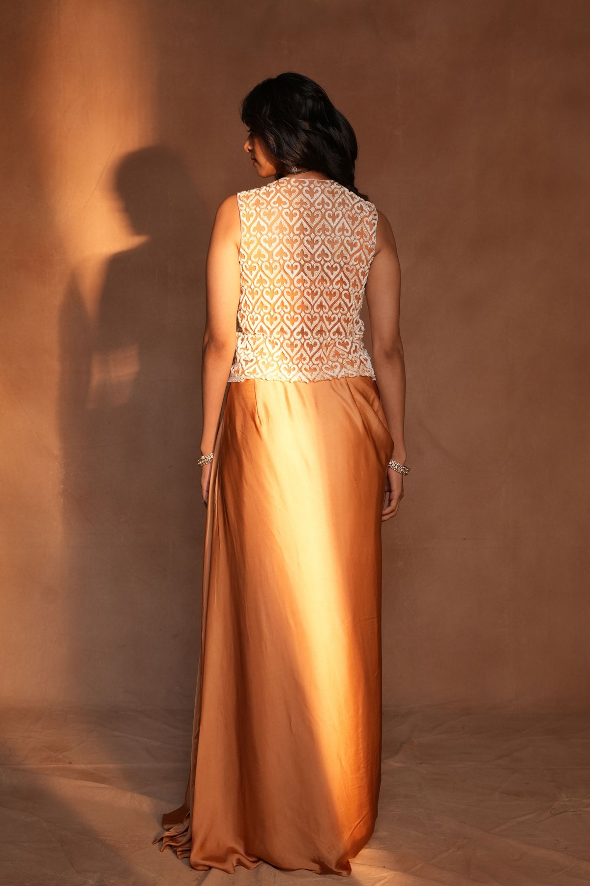 Brown Skirt Set