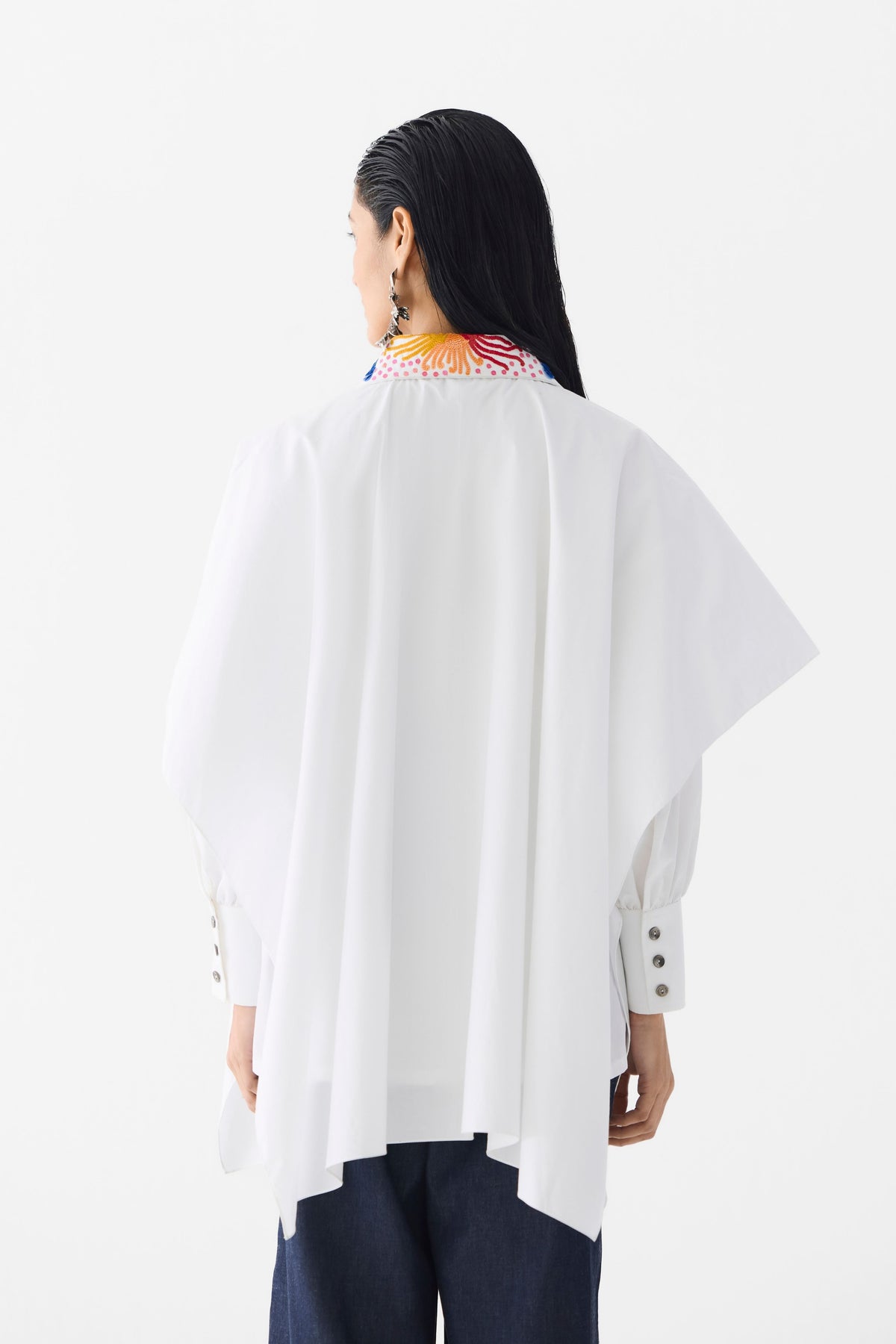 Calla Layered Poplin Shirt