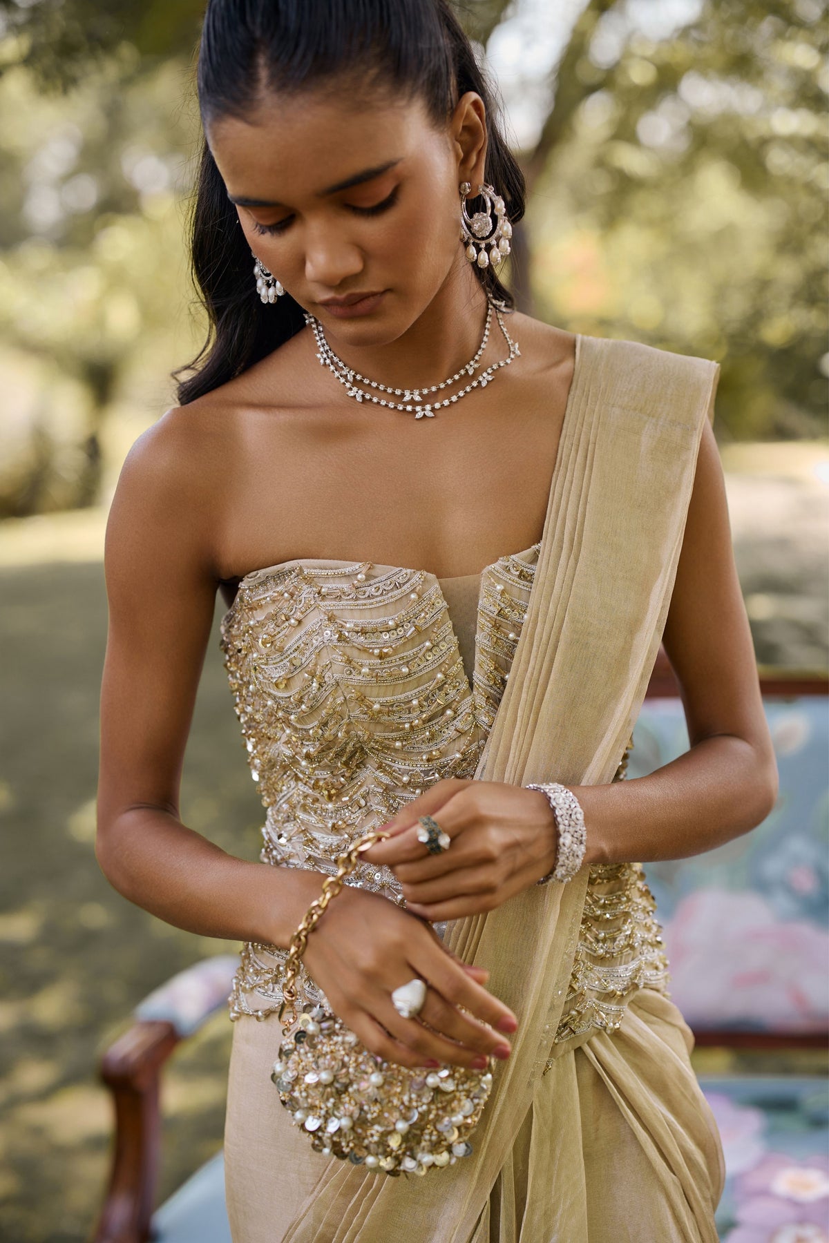 The Golden Era Saree Set