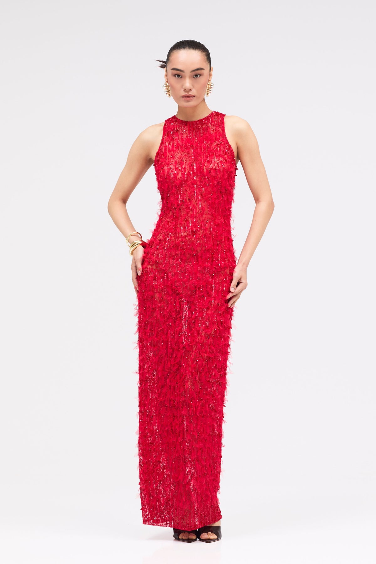 Lush Eclipse Red Gown