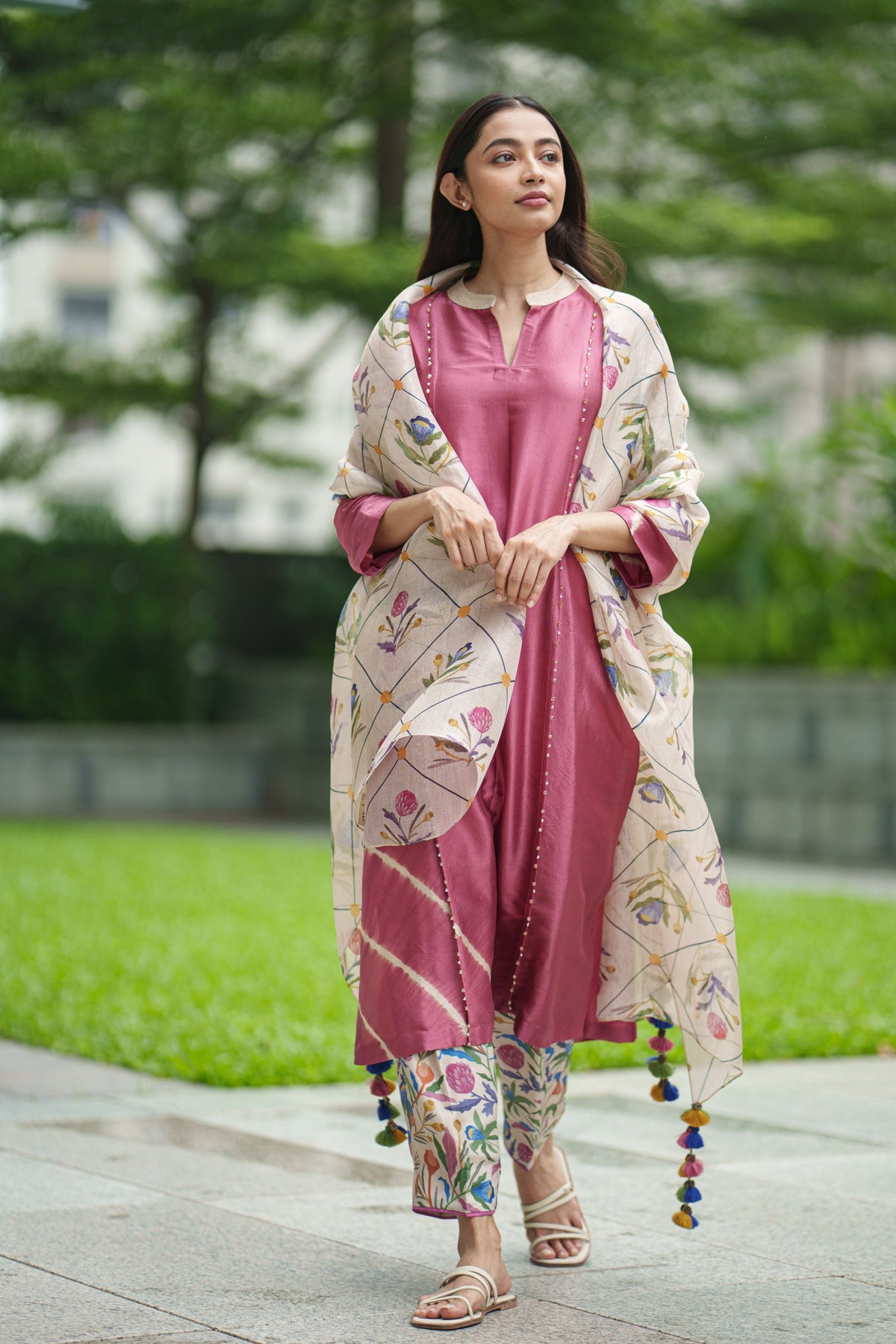 Anastasia Pink Kurta With Pants