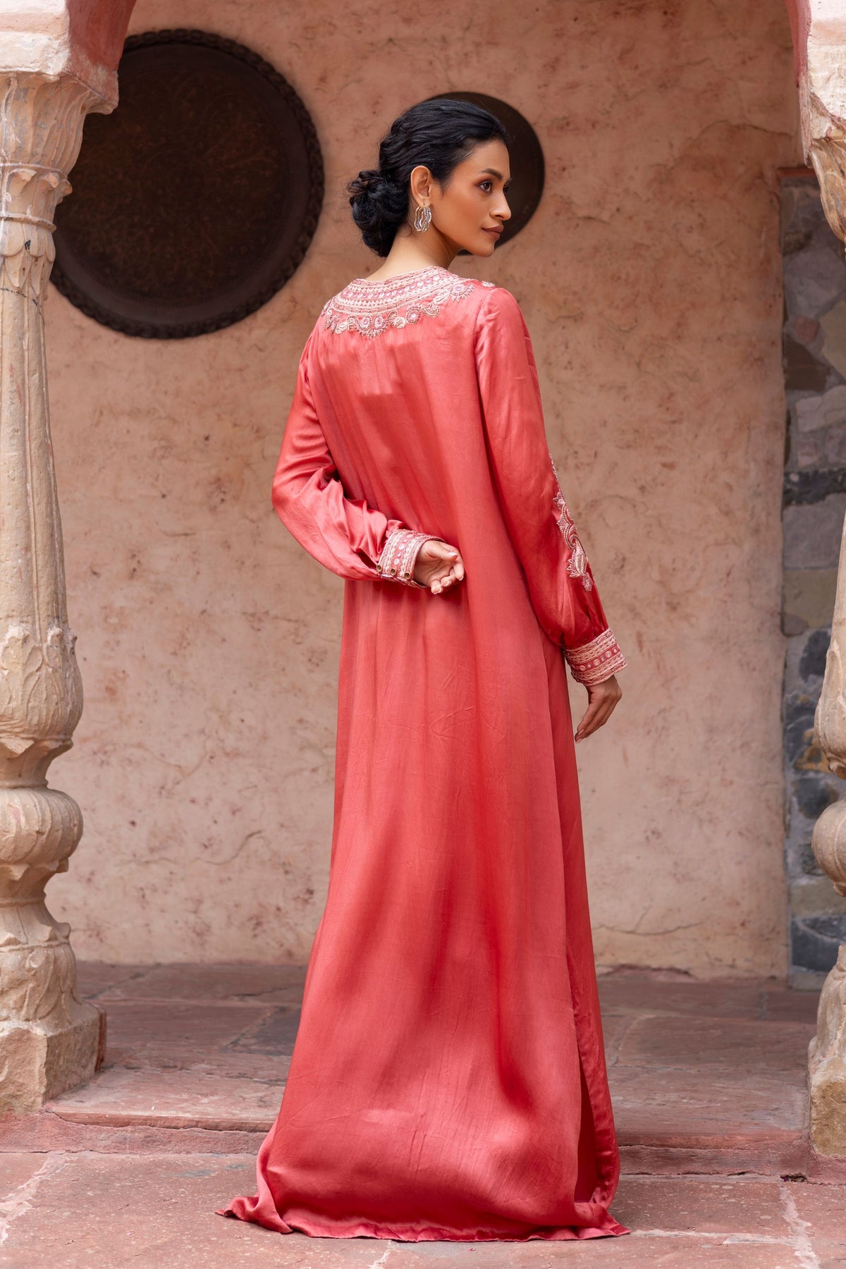 Watermelon Red Kaftan