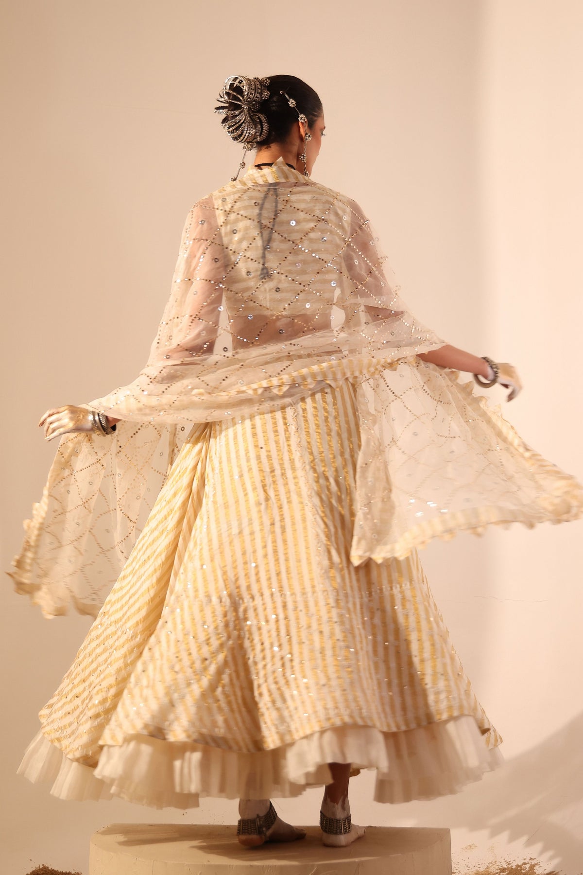 Gold Lehenga Set