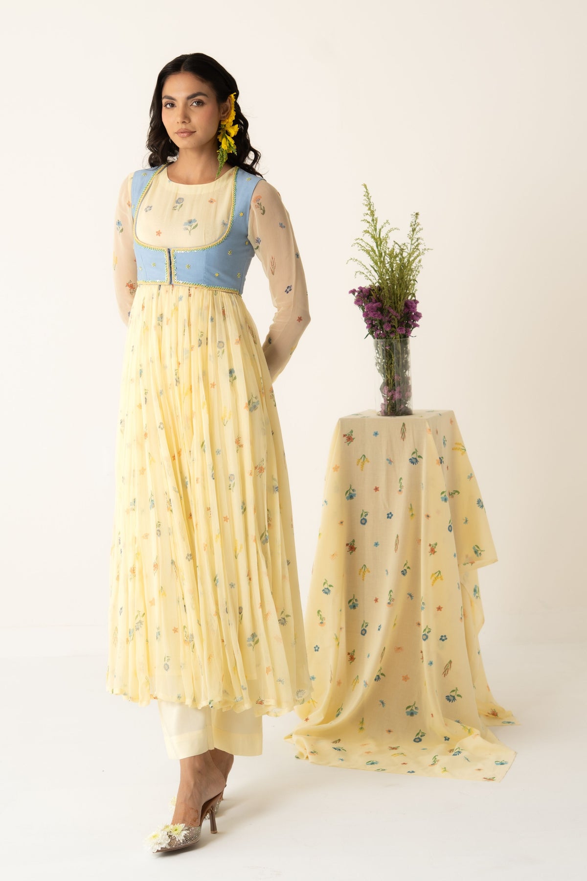 Flora Anarkali Set