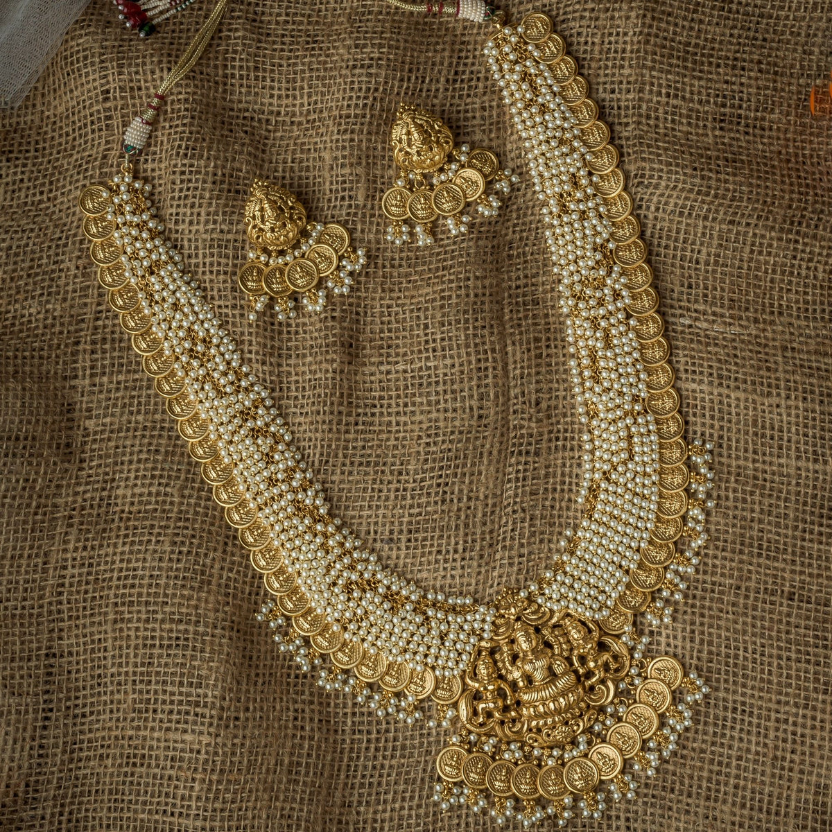 Gold Plated Womens Necklace Set