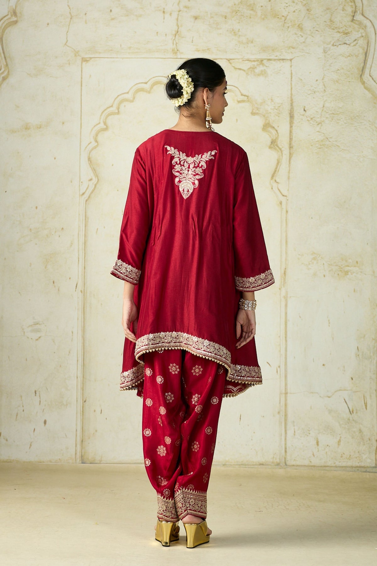 Red Nadia Farshi Set