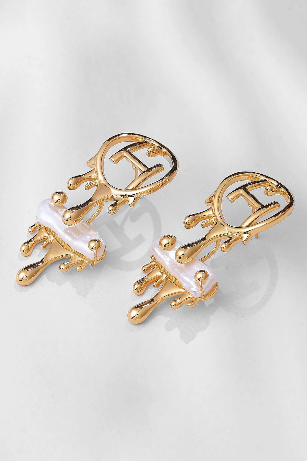 River Rose Stud Earrings