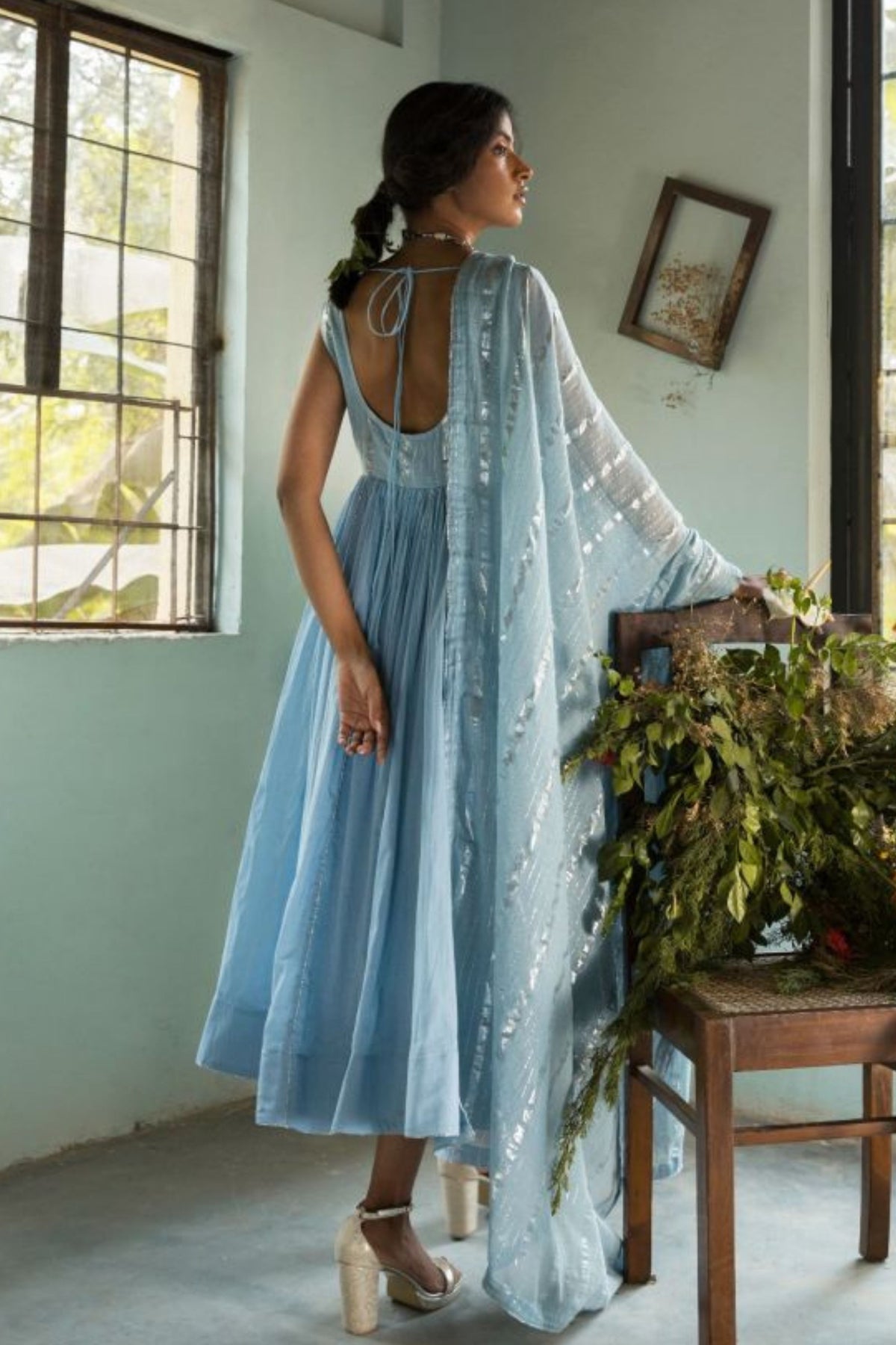 Powder Blue Rupali Set