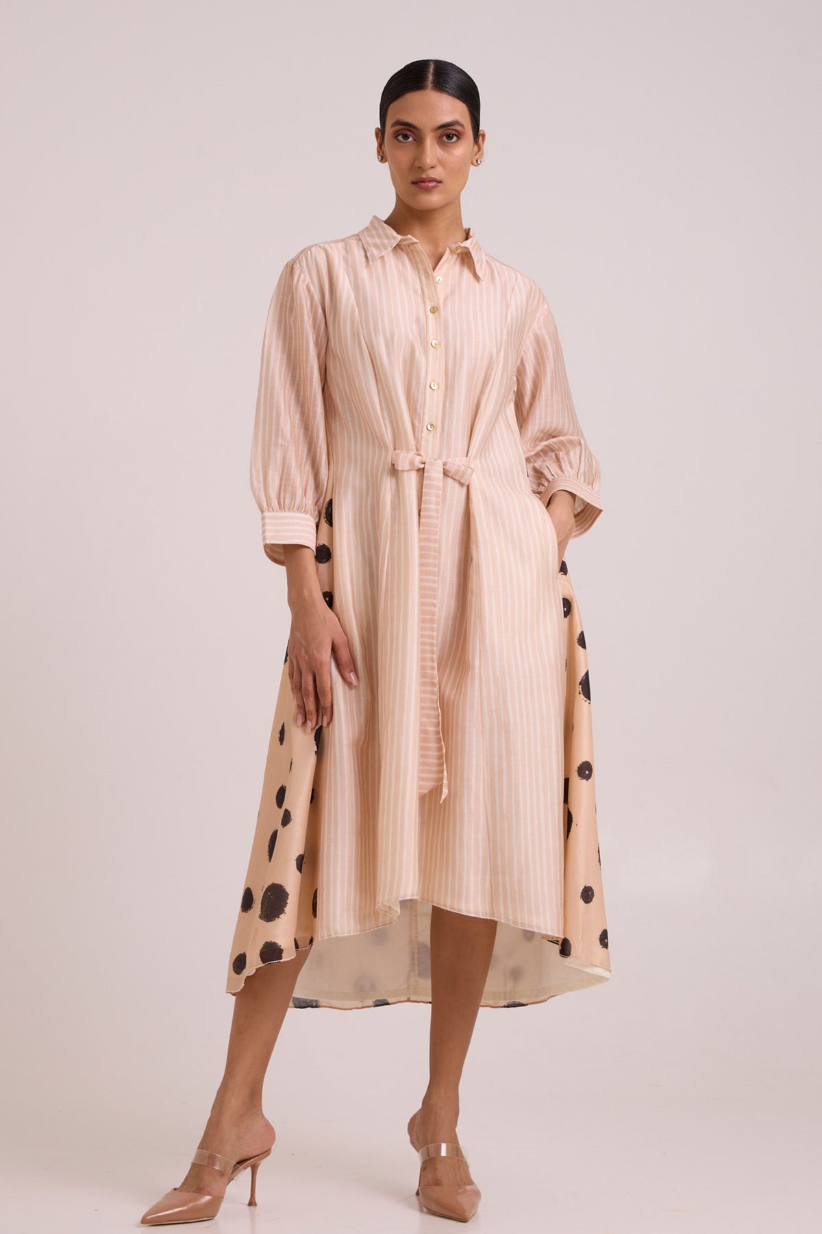 Philo Almond Shirt Dress