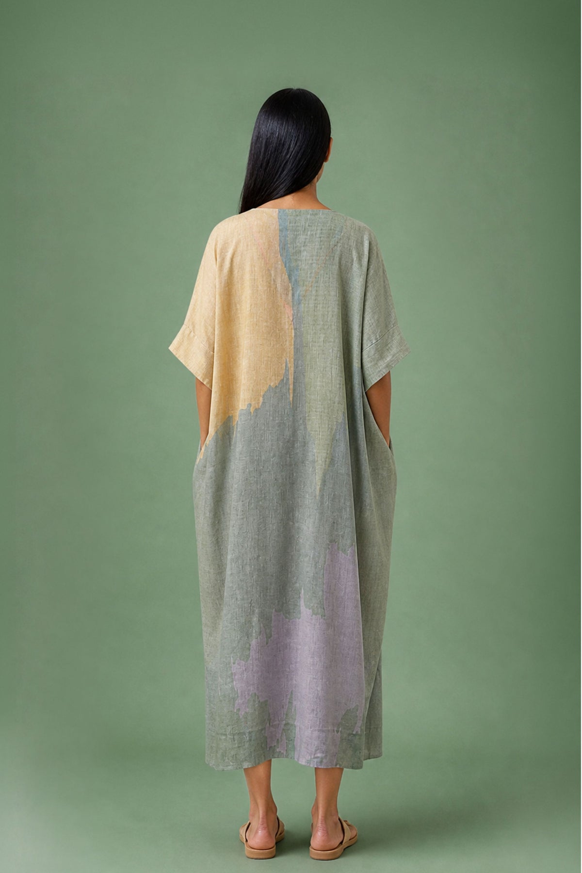 Ikat Kaftan Dress