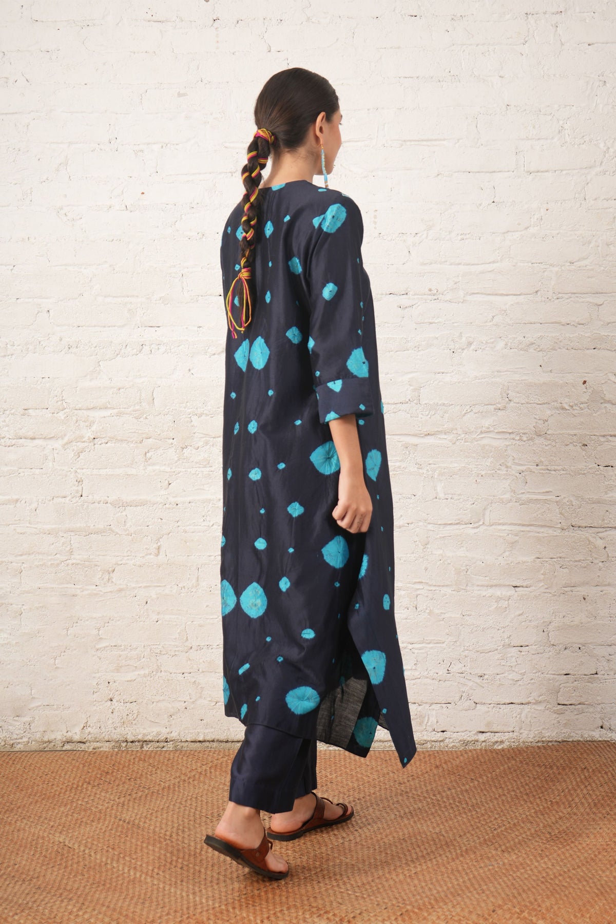 Indigo Bandhini Tunic Set