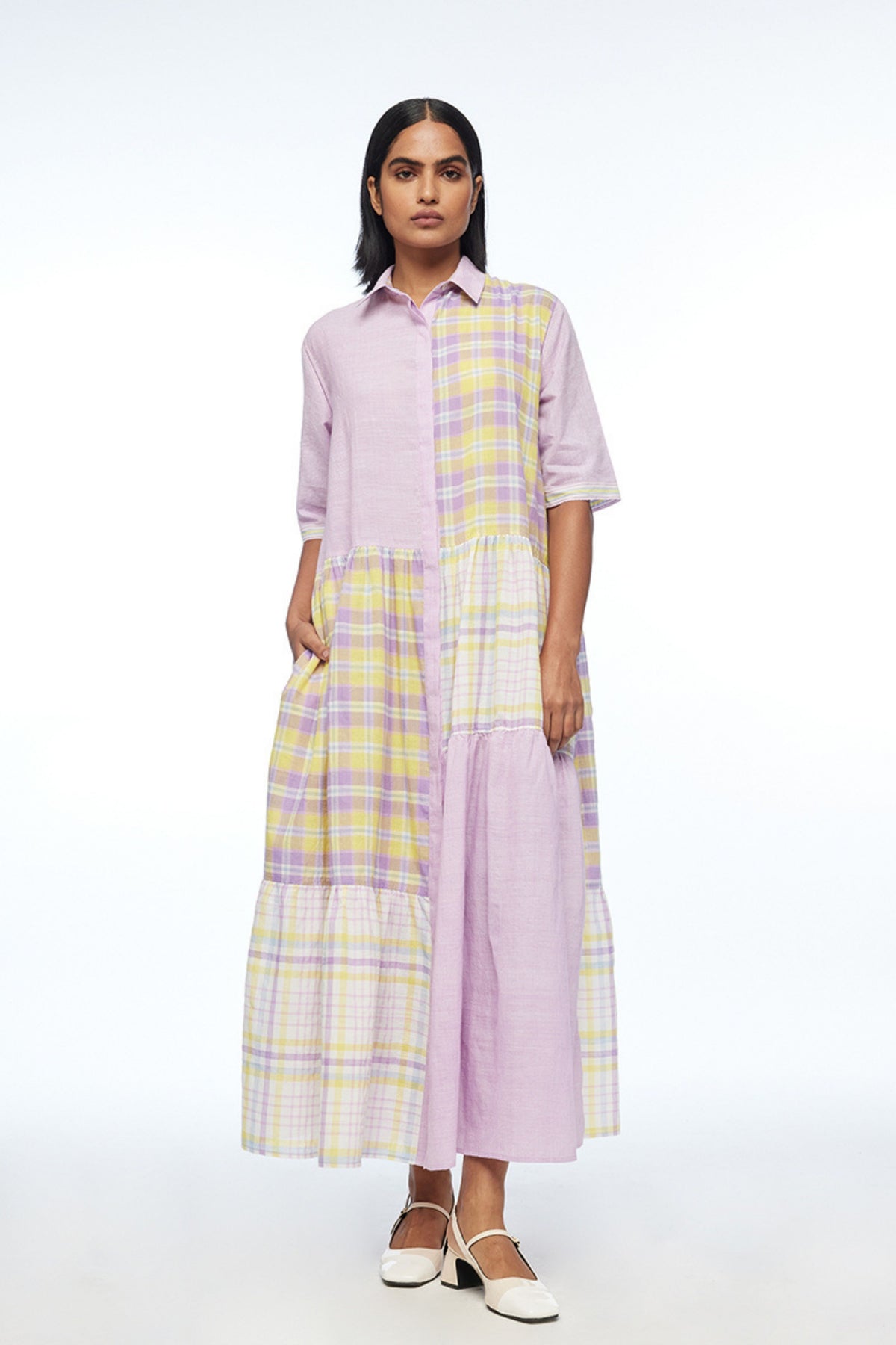 Setigera Check Dress
