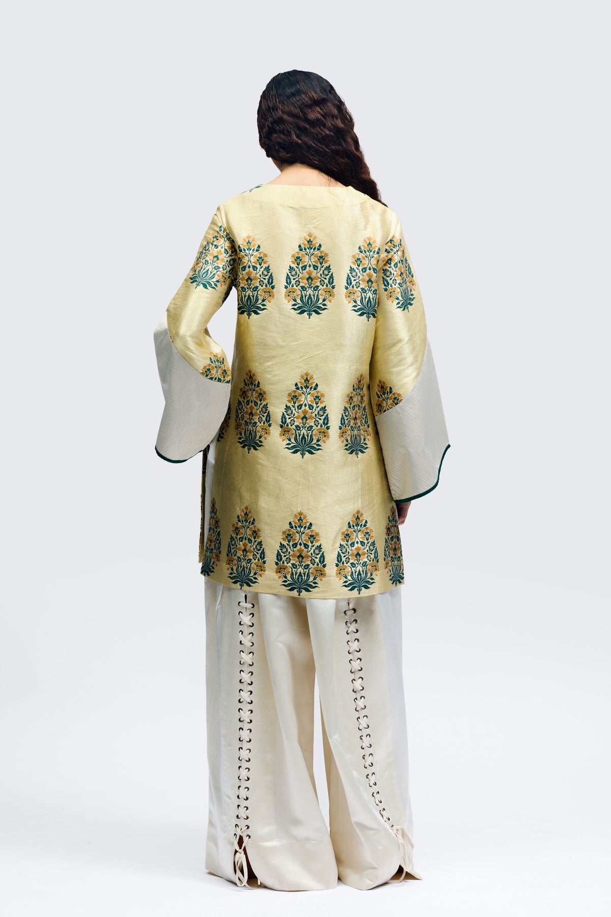 Reverse Brocade Tunic