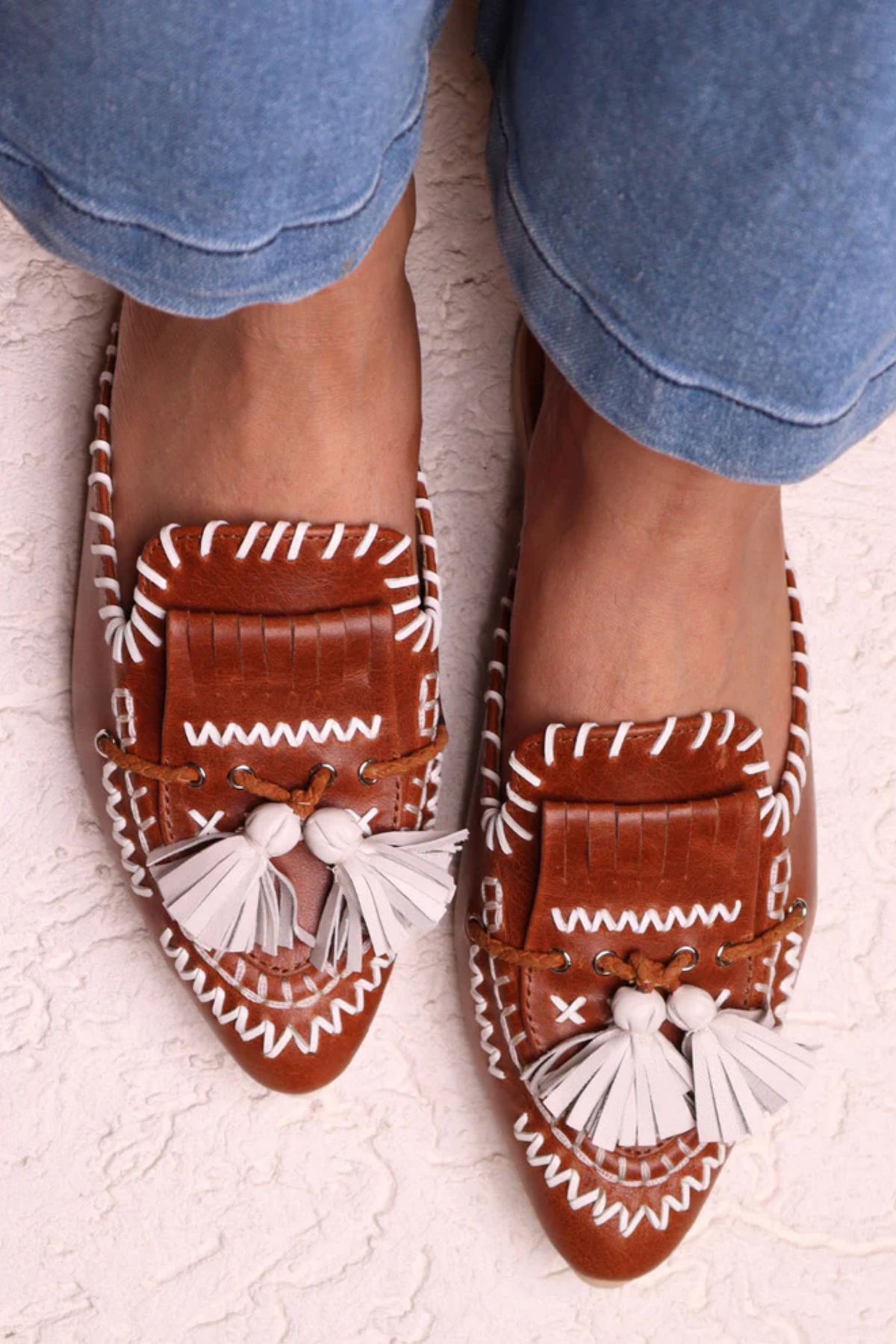 Sanvi Tan Mules