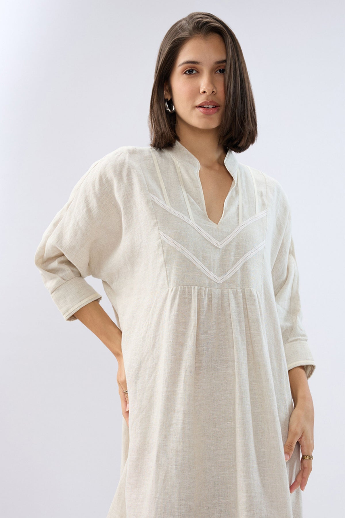 Beige Tunic Dress