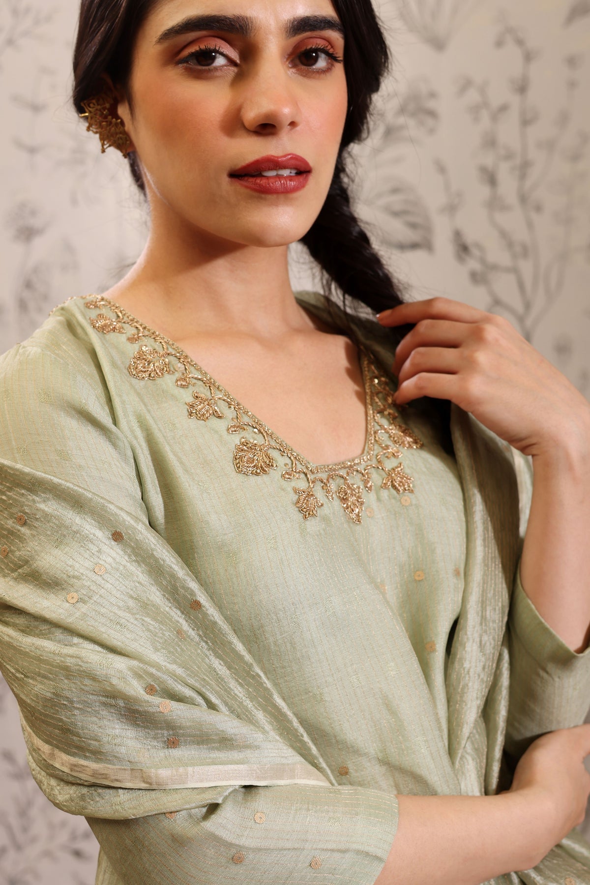 Padmini Green Kurta Set