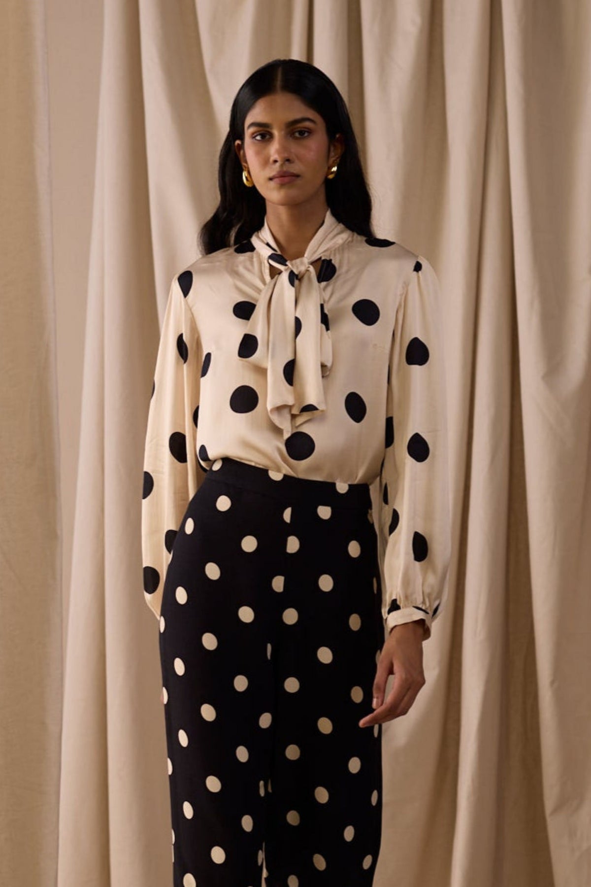 Cream Elegance Top