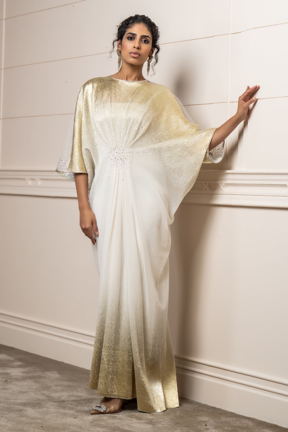 Gold Kaftan Dress