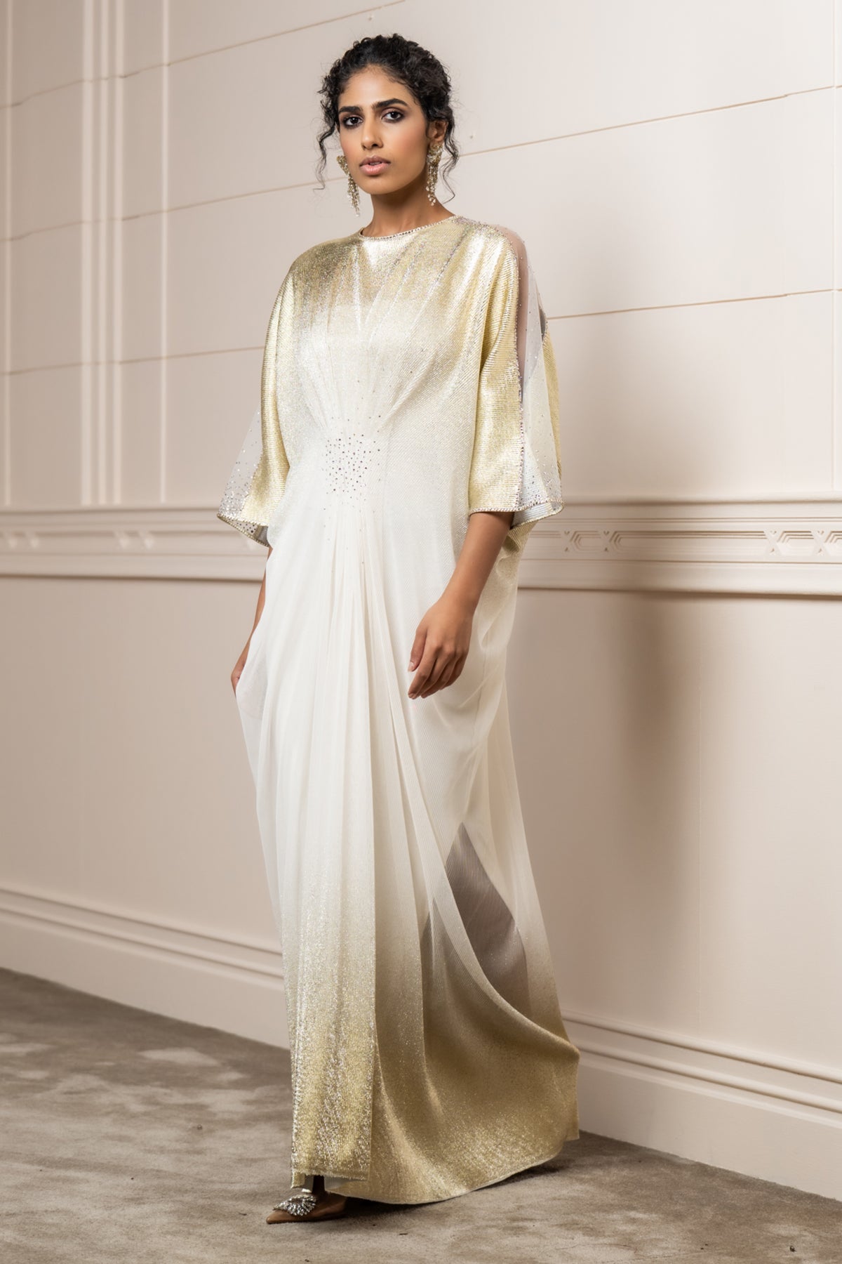 Gold Kaftan Dress