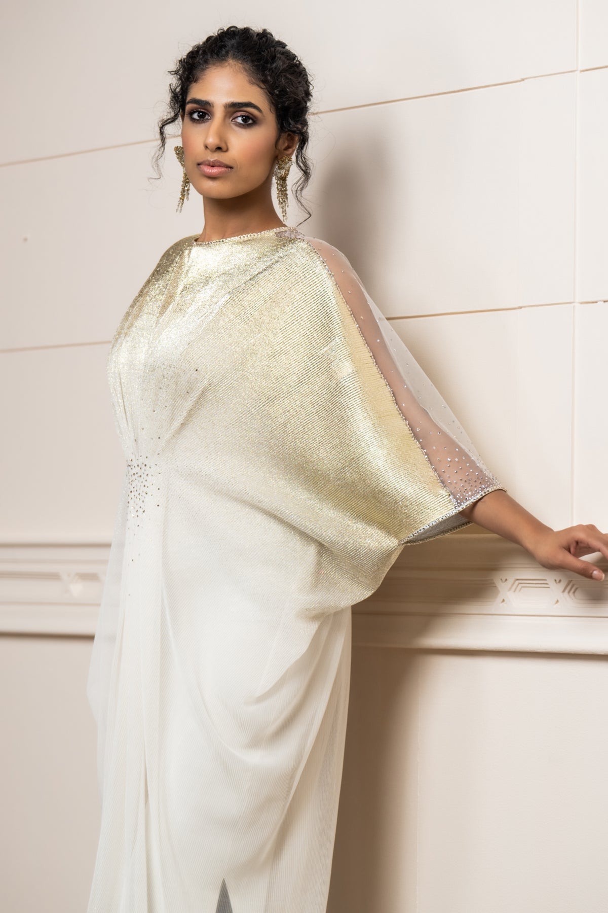 Gold Kaftan Dress