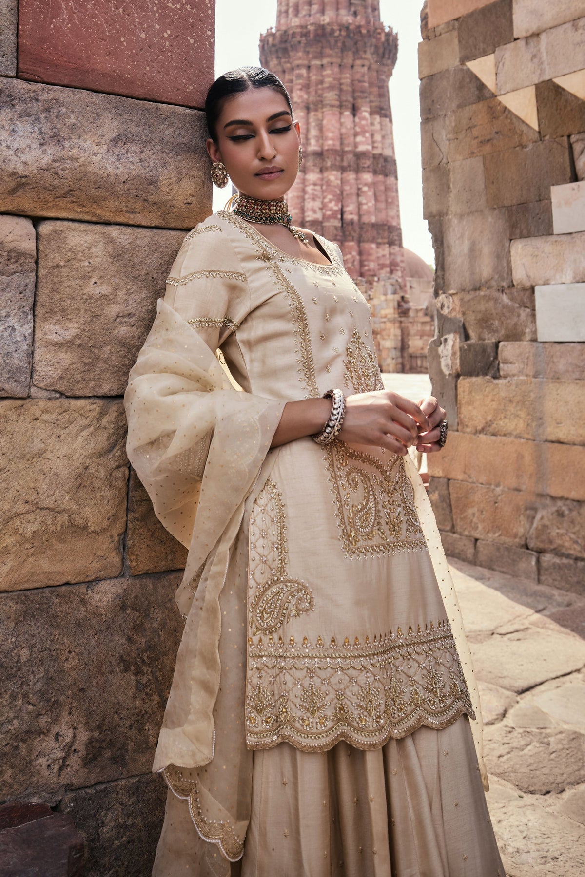 Alaya Sharara Set