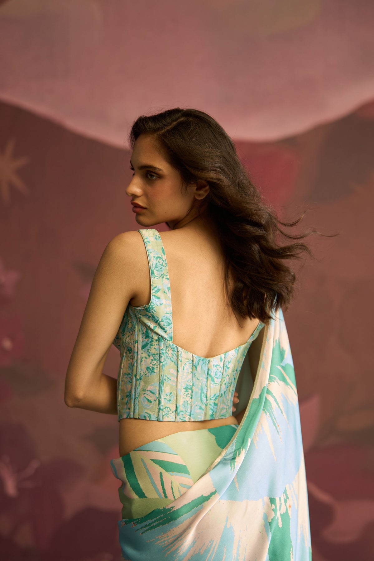 Mint Green Veil Saree